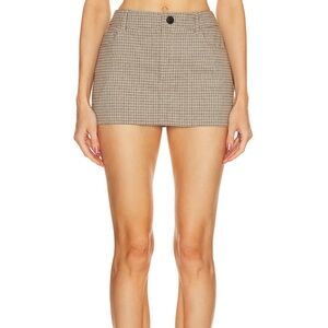 HELSA Plaid Mini Skirt XS